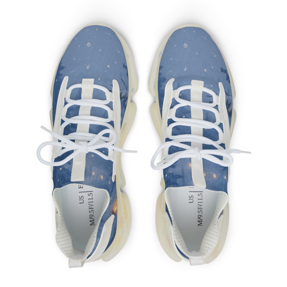 Lantern Night Snowfall Waltz comfortable running sneakers