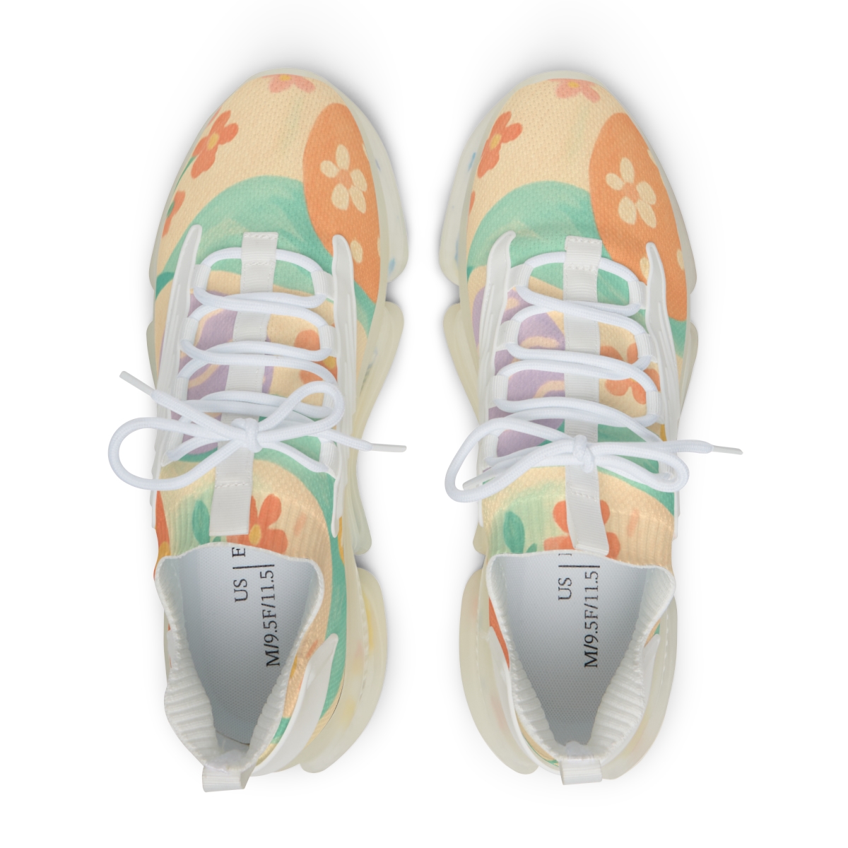 Spring Equinox Ribbon Egg Parade personalized athletic sneakers