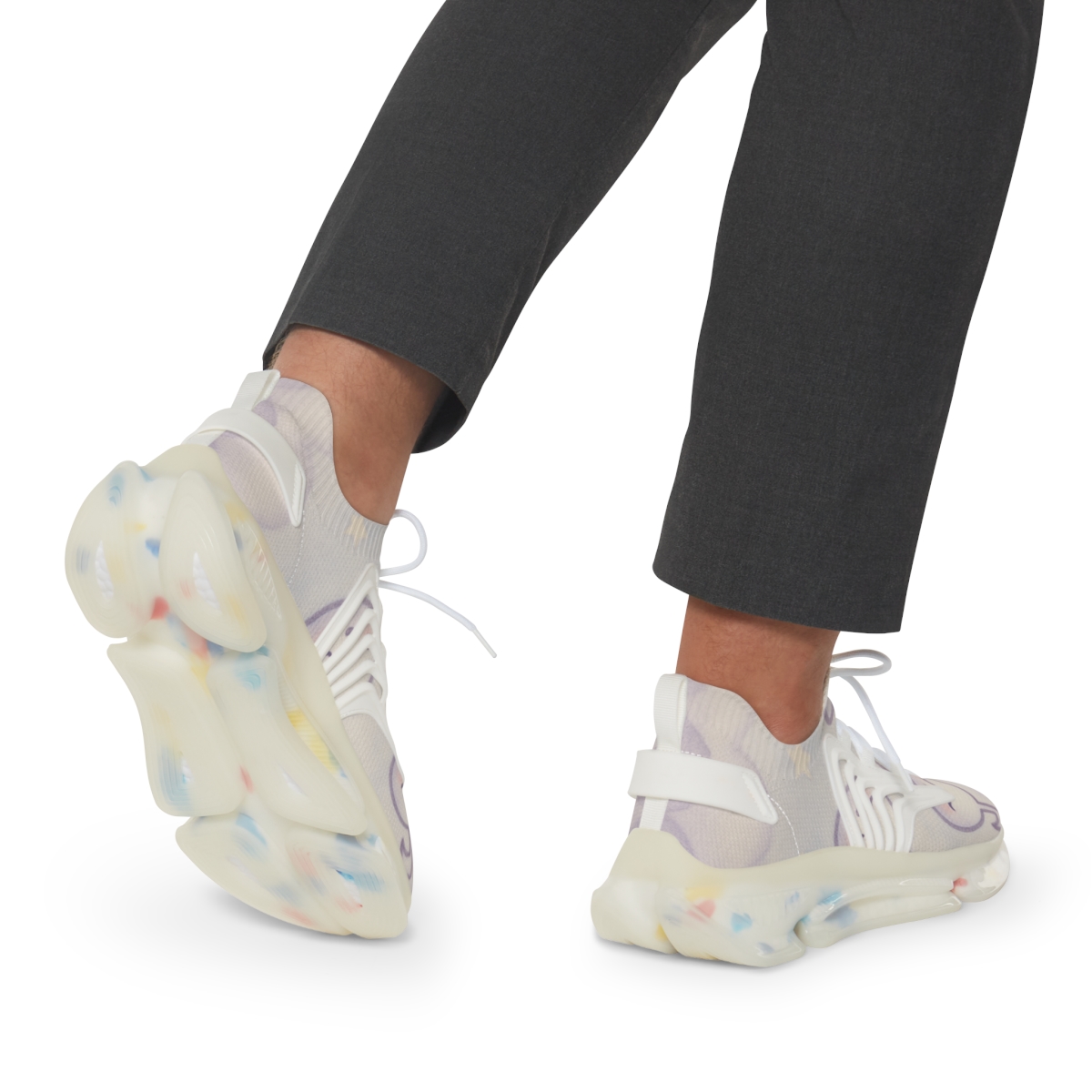 Mochi Moon Melody unique printed sneakers