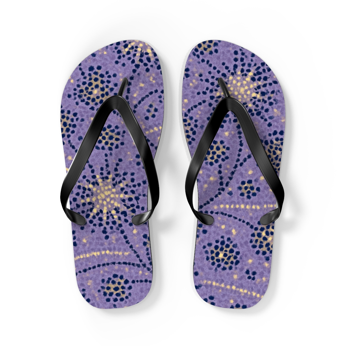 Lavender Radiance Flip Flops
