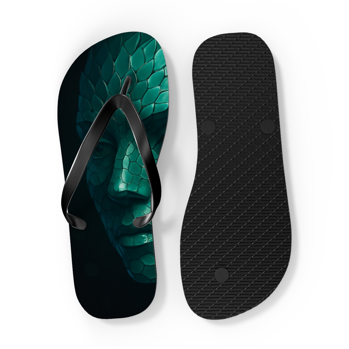 Chameleon Prism Shift trendy printed flip flops