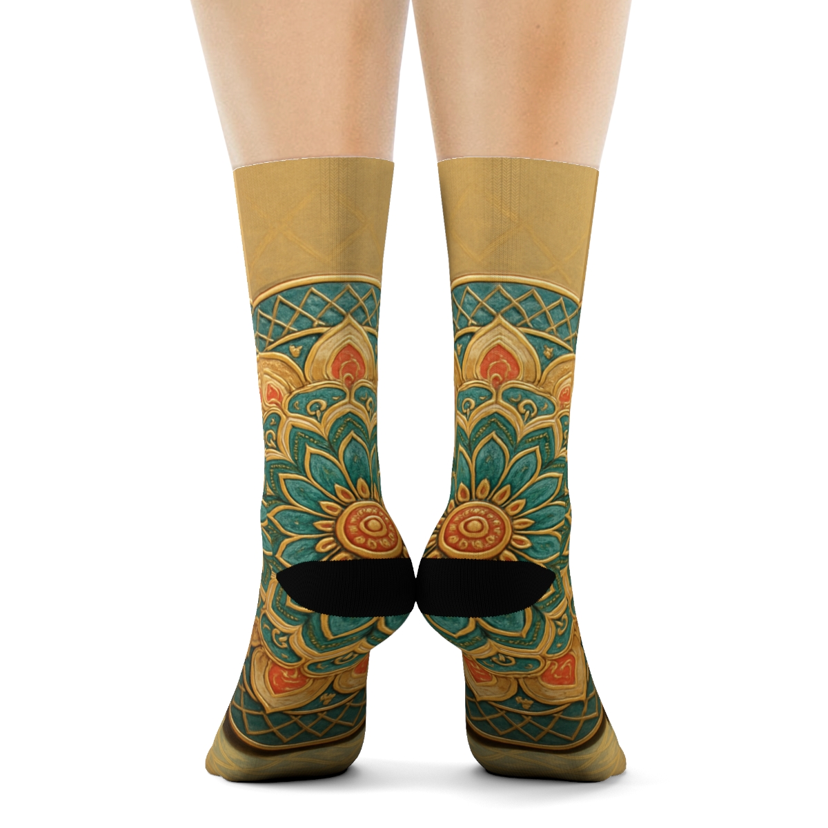 Radiant Petal Lattice sports performance socks