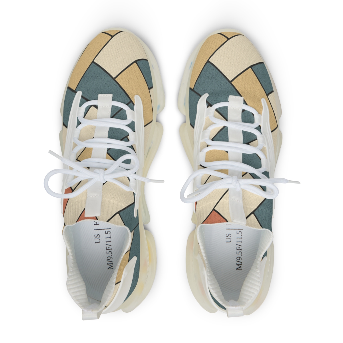 Prismatic Kite Weave Matrix unique printed sneakers