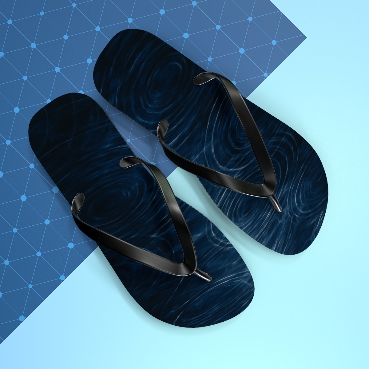 Vortex Ripple Grid soft sole flip flops