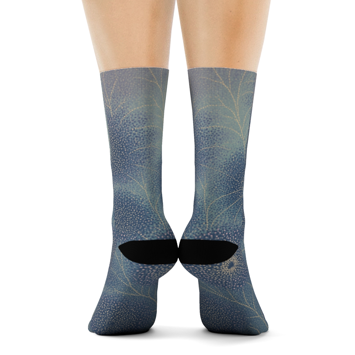 Dot Vein Mosaic unique printed socks