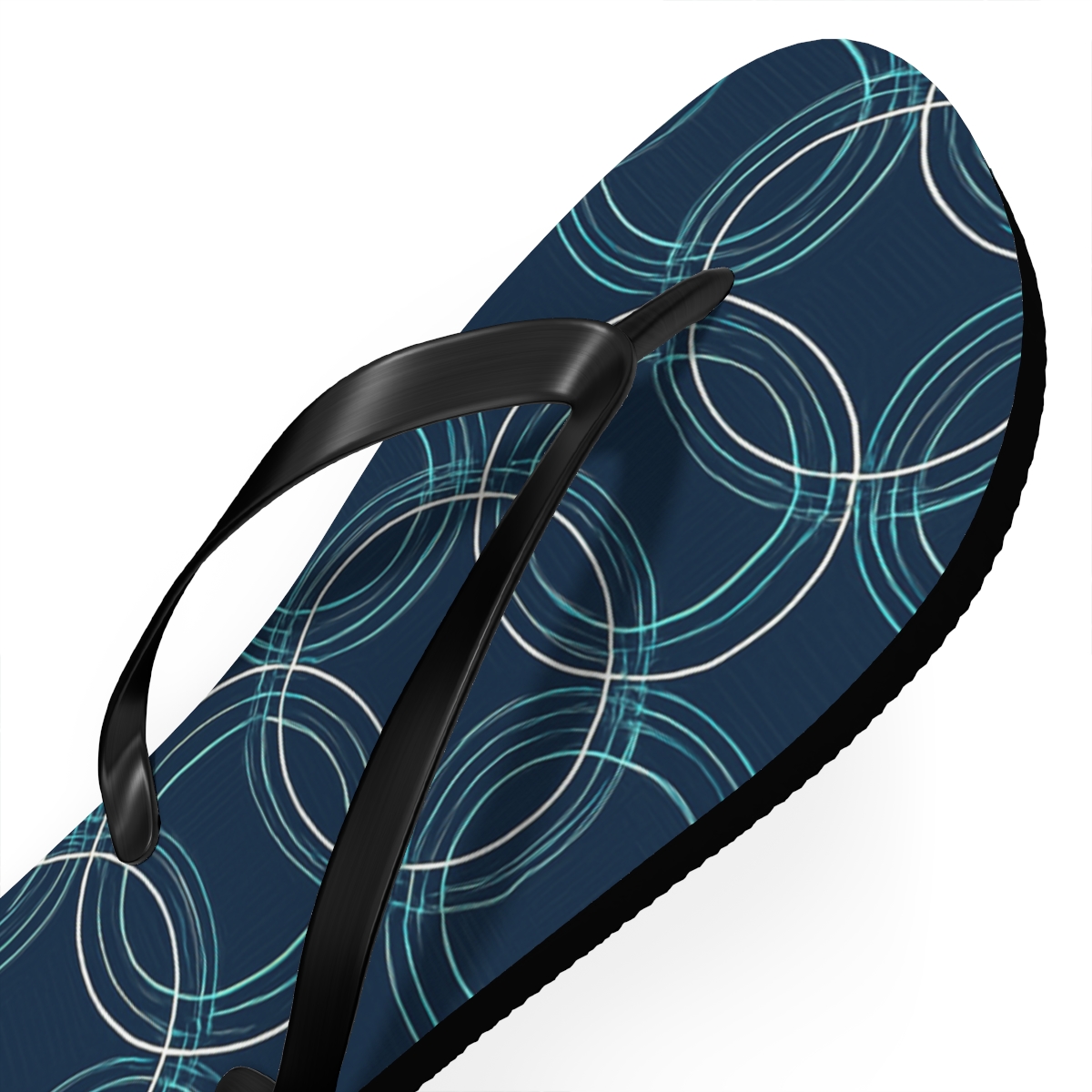 Orbital Grid Phase stylish summer flip flops