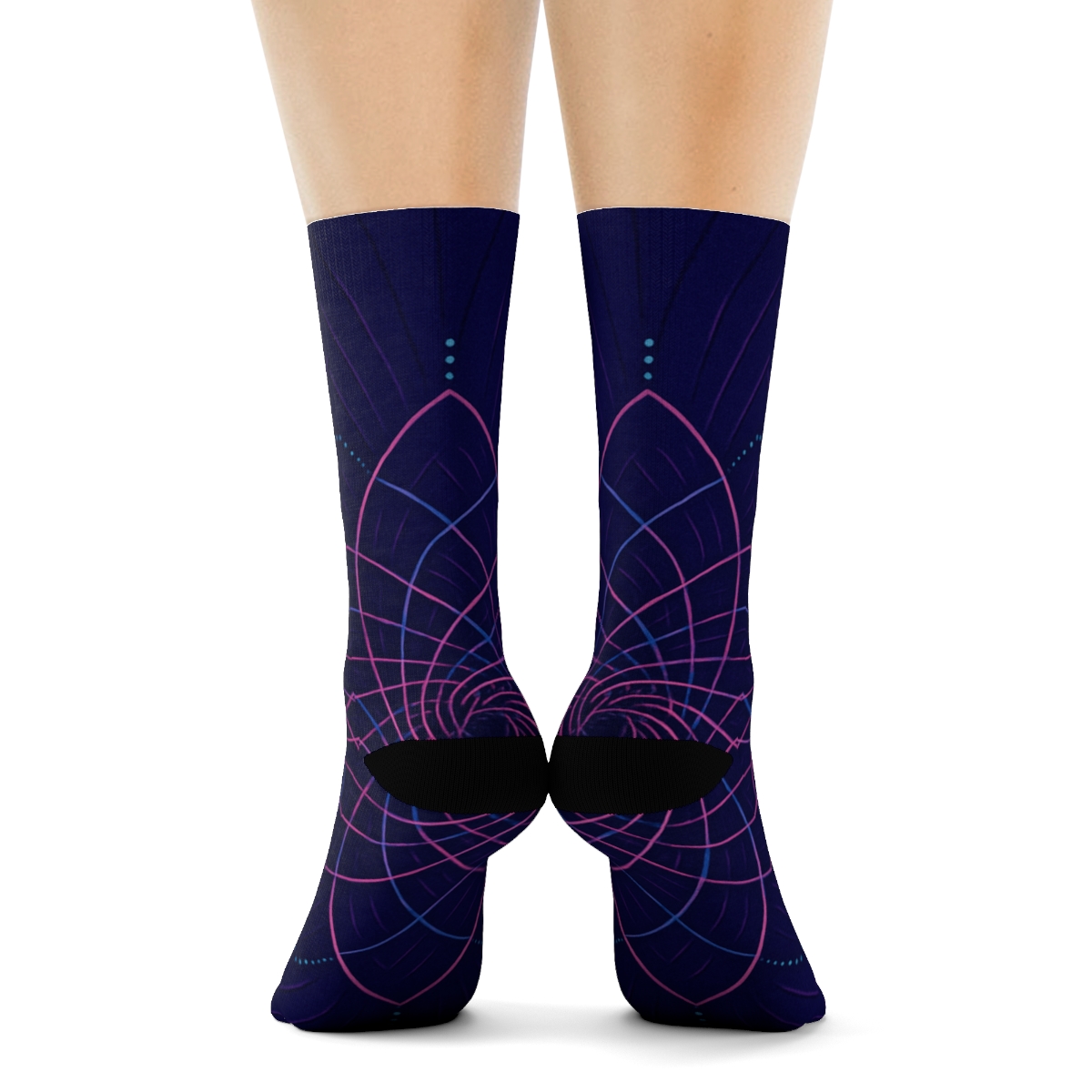 Nebula Rosette Weft stylish patterned socks