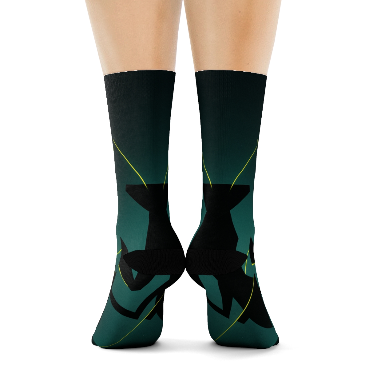 Mantis Stillness Vector unique printed sockscustom socks