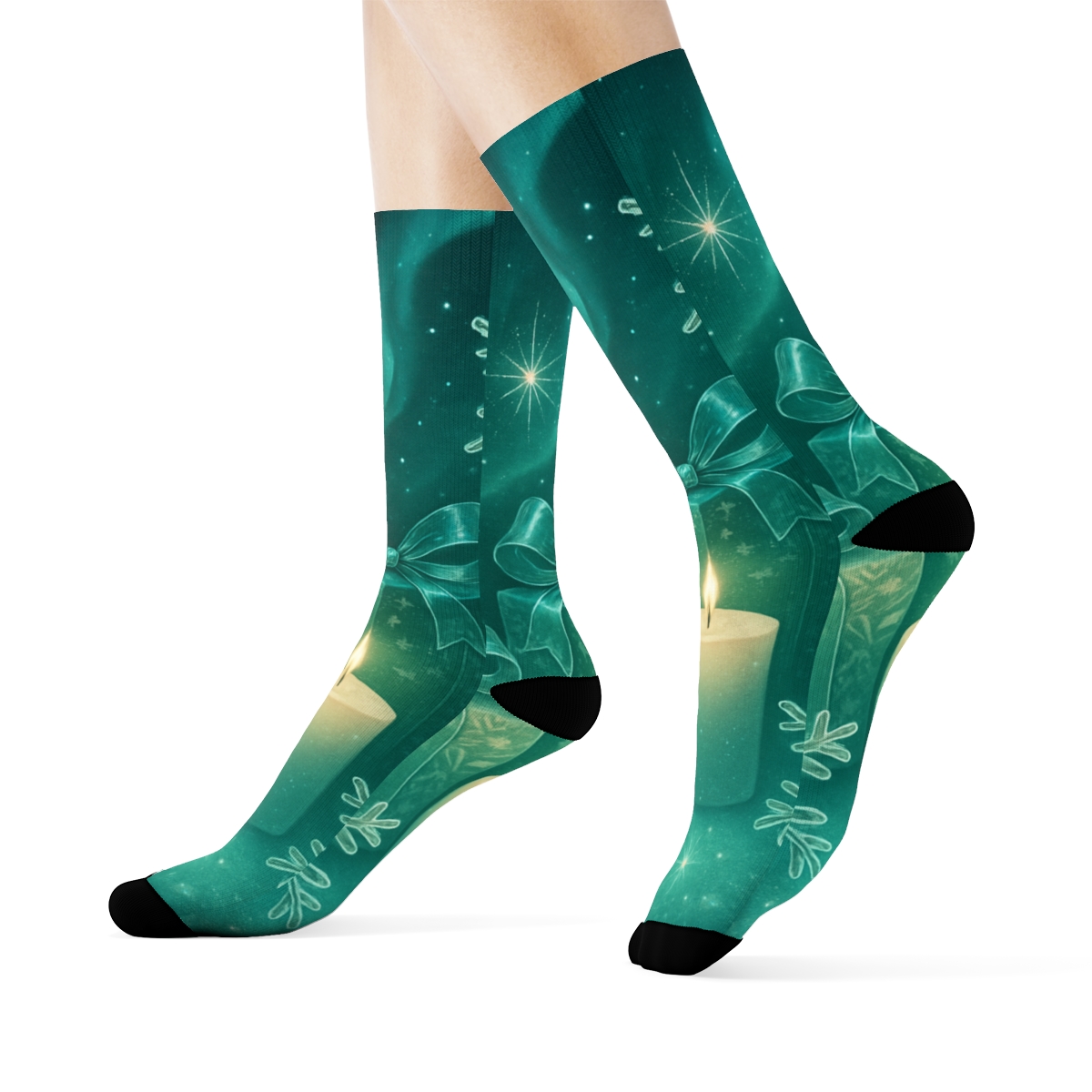 Evergreen Ornament Reverie comfortable cotton socks