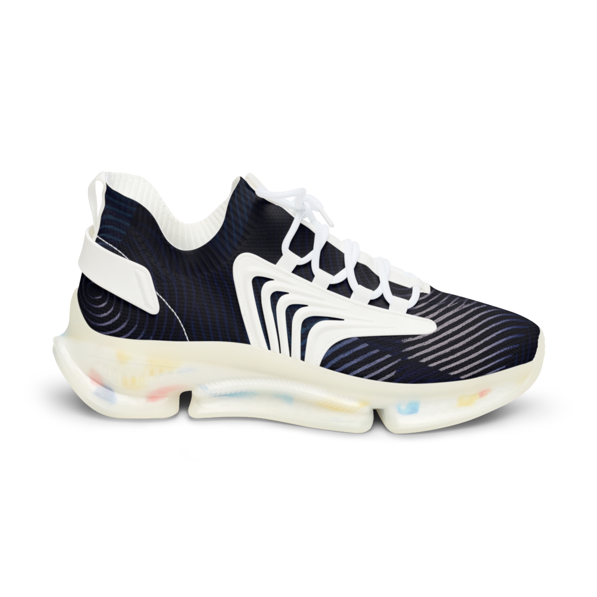 Moire Orbit Weave comfortable running sneakers