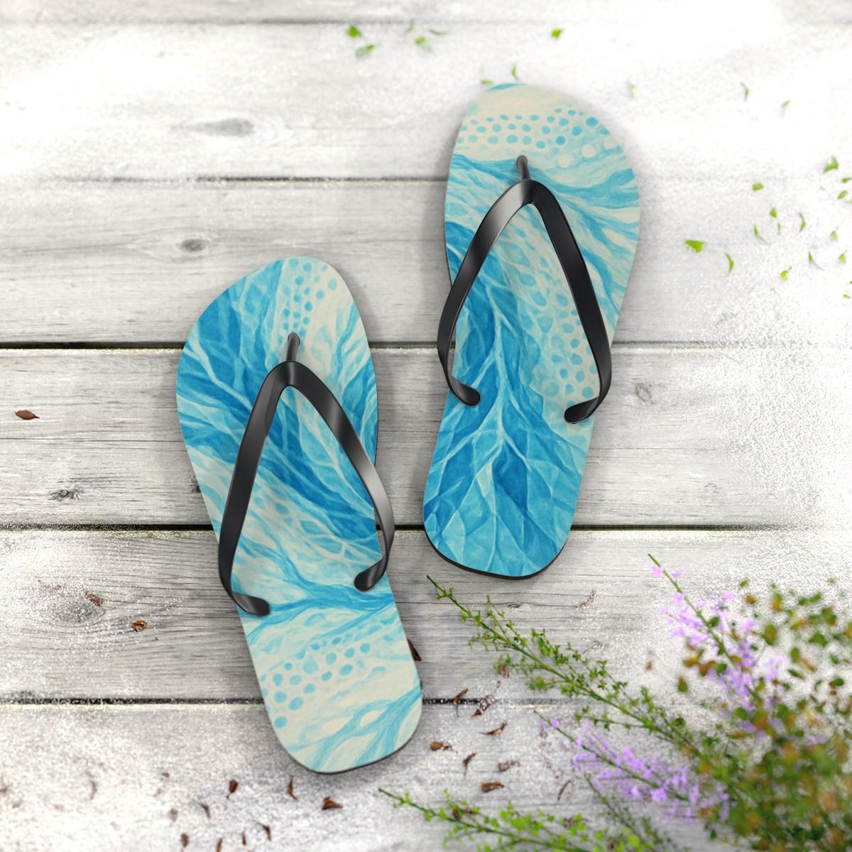 Crystal Tide Essence Flip Flops
