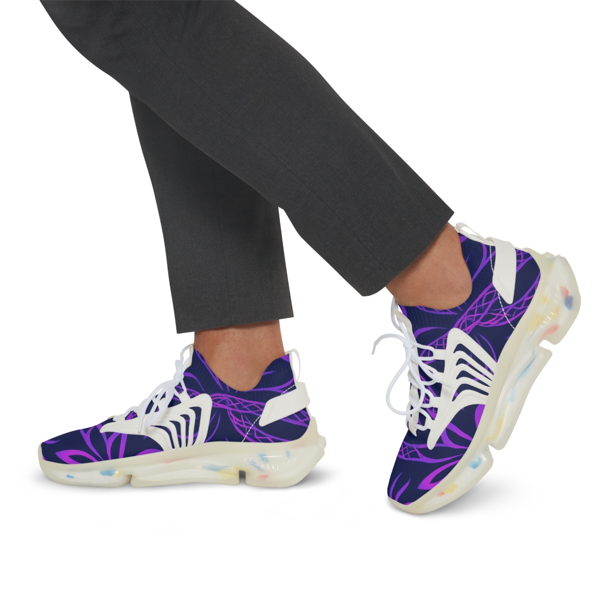 Orchid Pulse Weave comfortable running sneakers