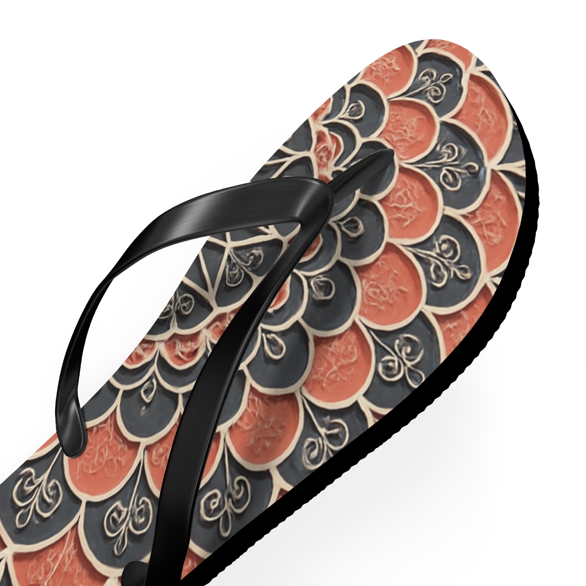 Coral Bloom Harmony Flip Flops