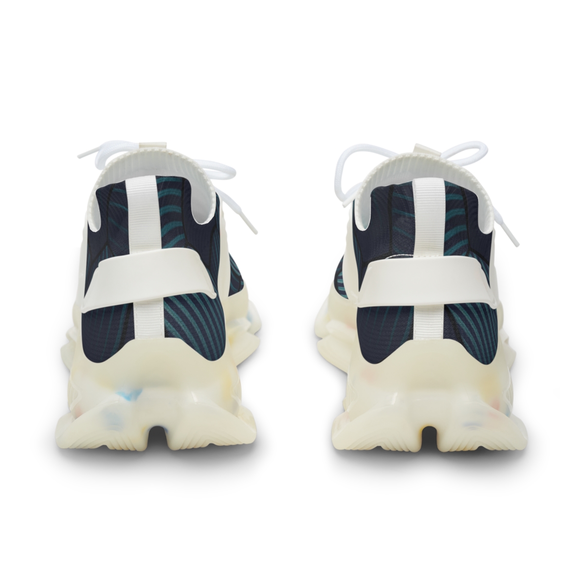 Moire Hex Vortex Weave stylish casual sneakers