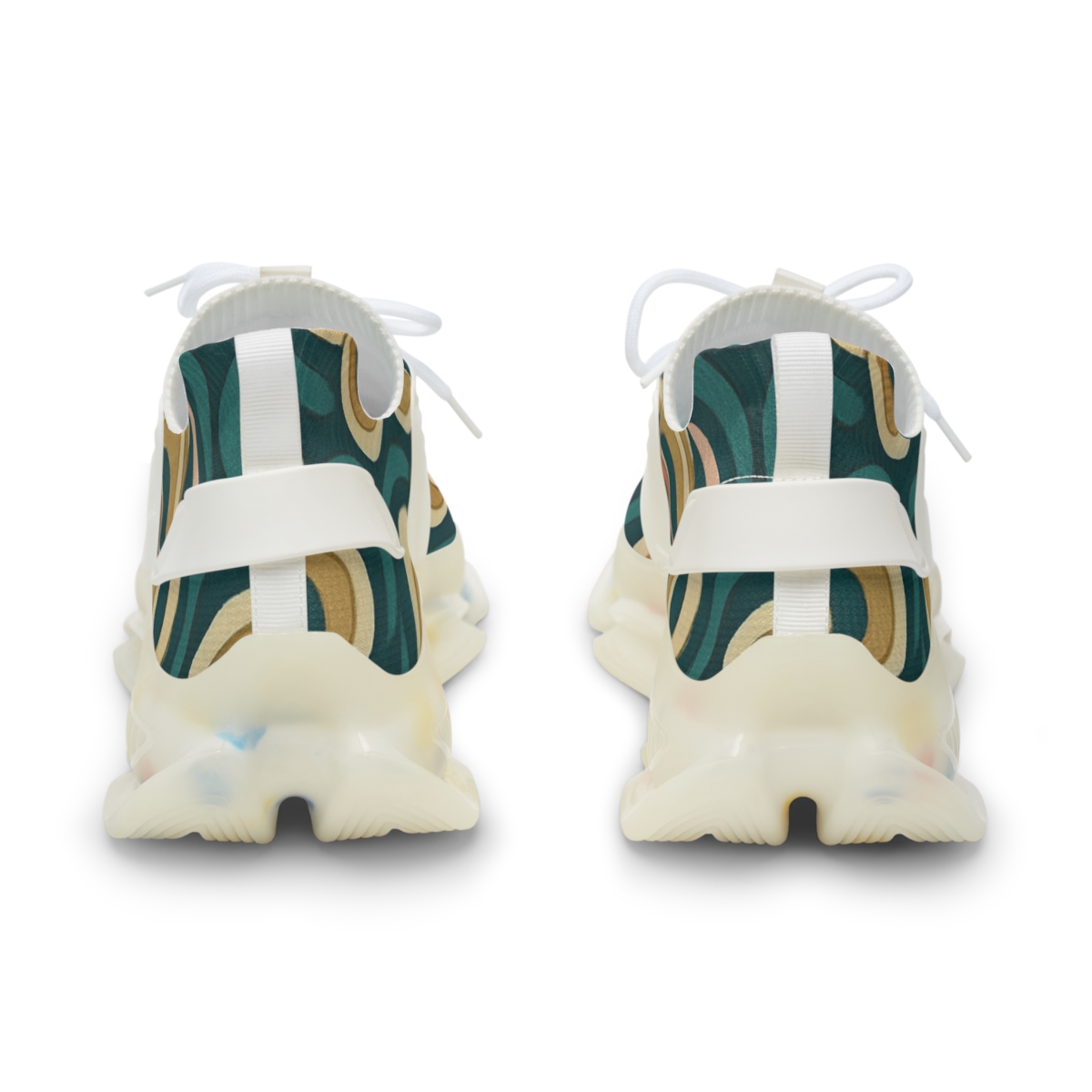 Peony Ripple Tessellation custom sneakers