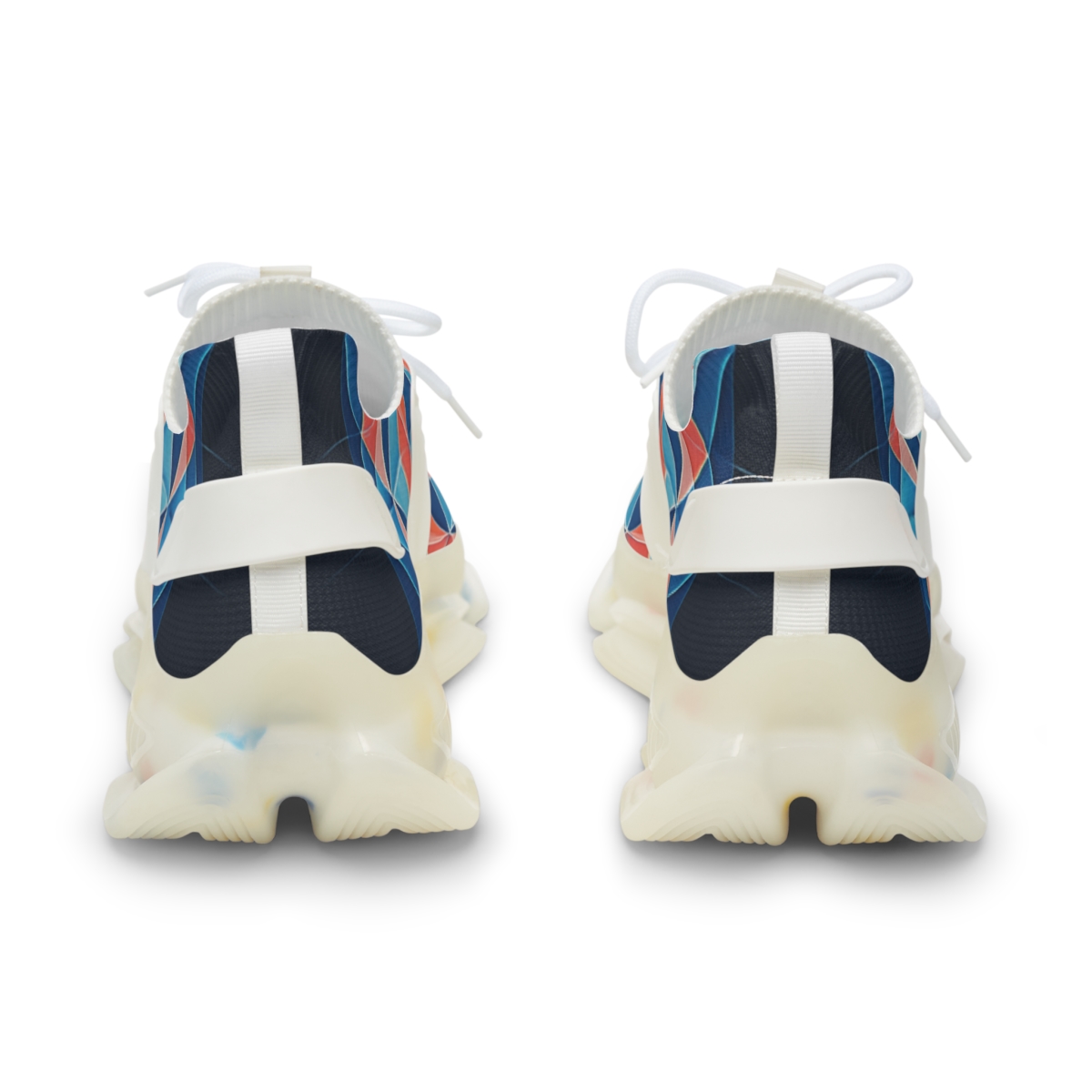 Prismatic Spiral Rosette stylish casual sneakers