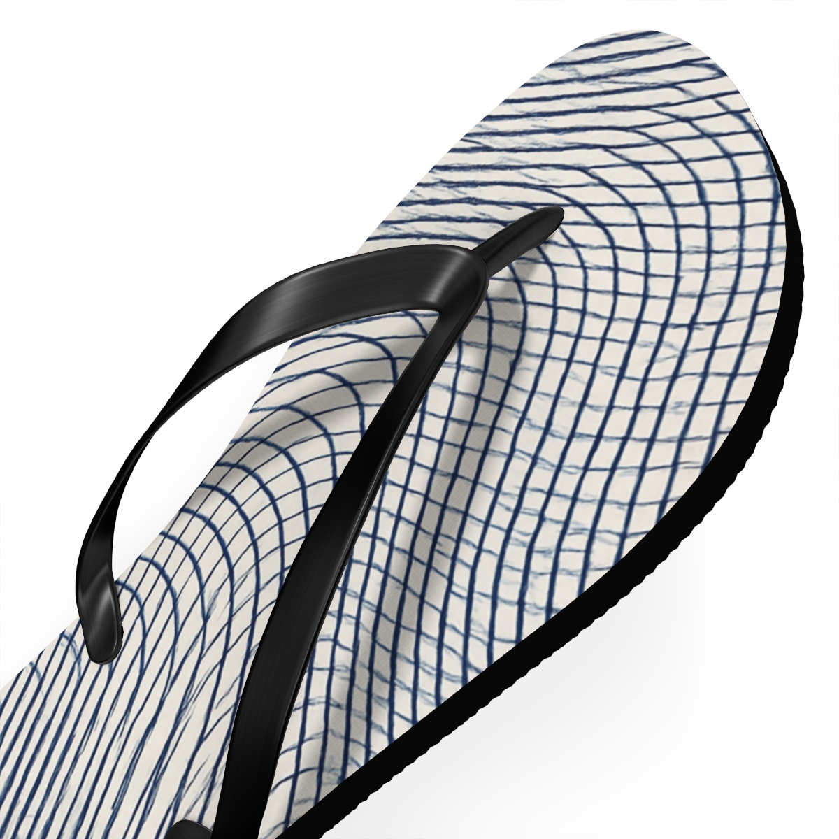 Moire Orbit Weave trendy printed flip flops