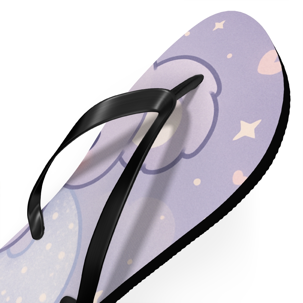 Sleepy Comet Koala Cozy designer logo flip flops