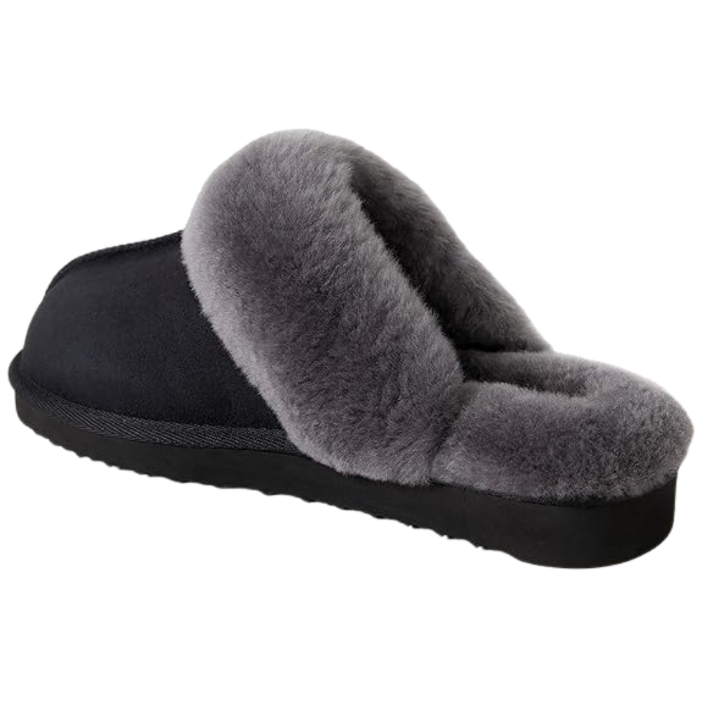 Fireside Shearling Fur Scuff Slippers