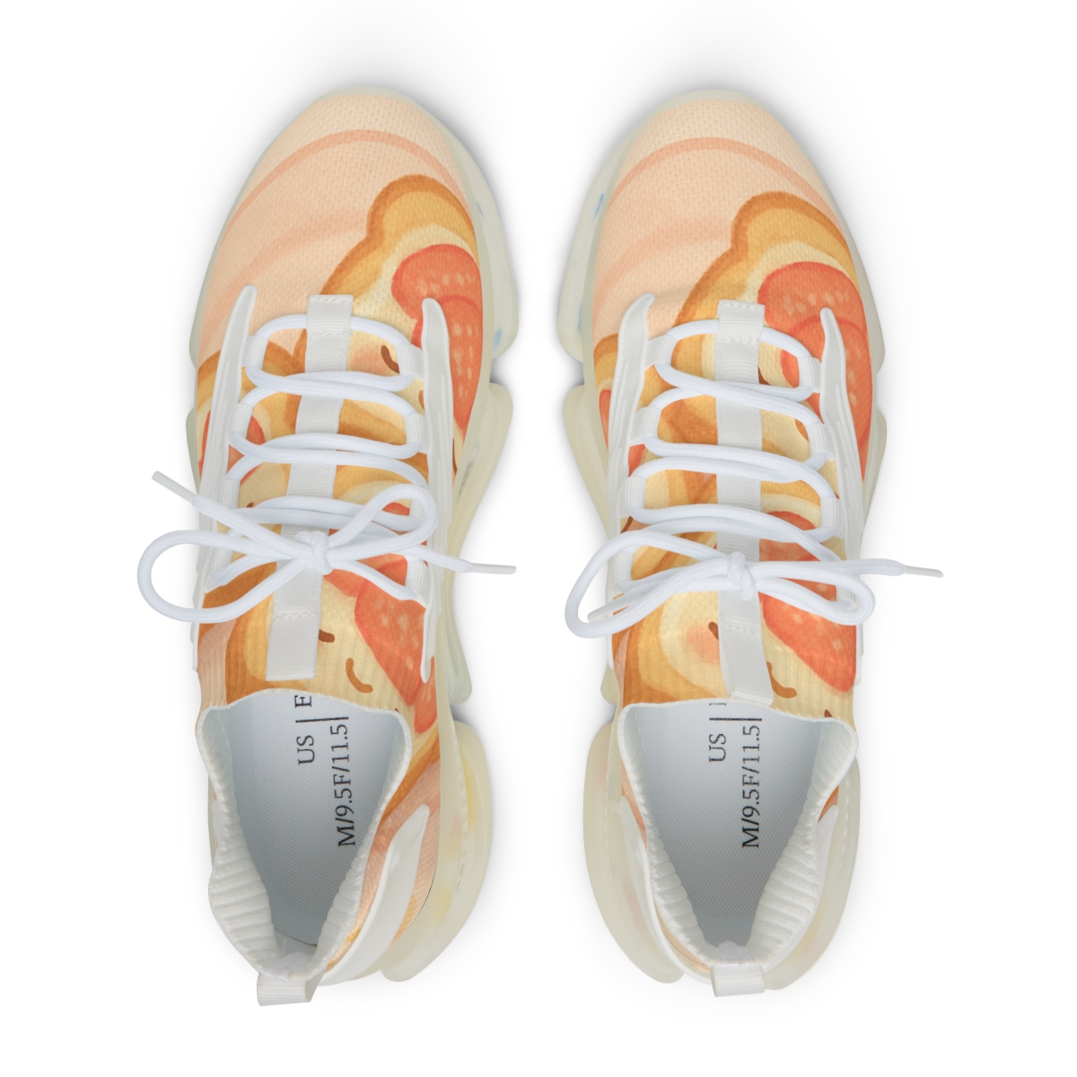 Sleepy Strawberry Toast Friends trendy fashion sneakers