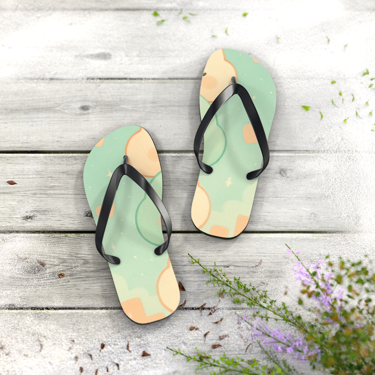 Dreamy Mochi Sky Stroll Flip Flops