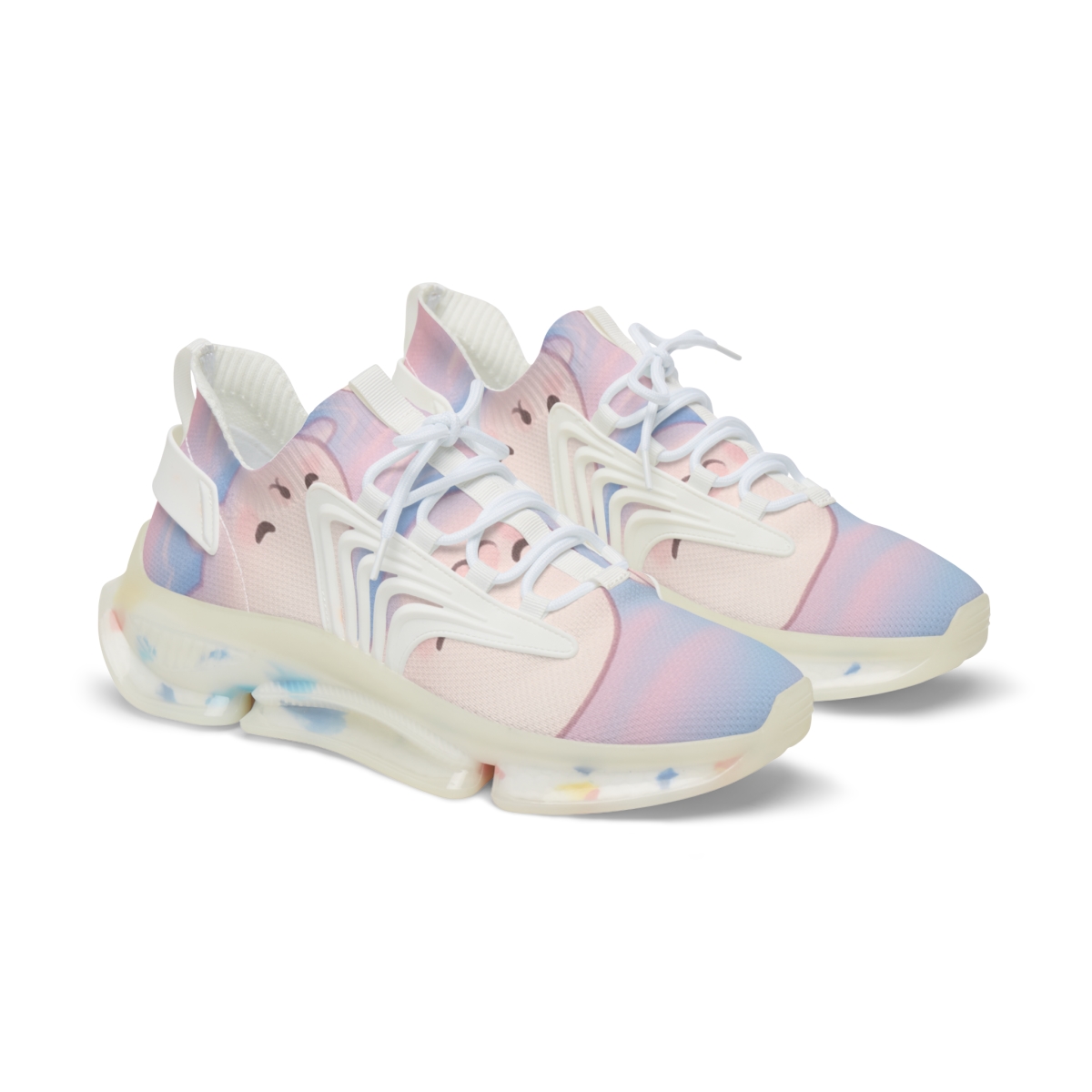Cotton Candy Seal Puddle comfortable running sneakers