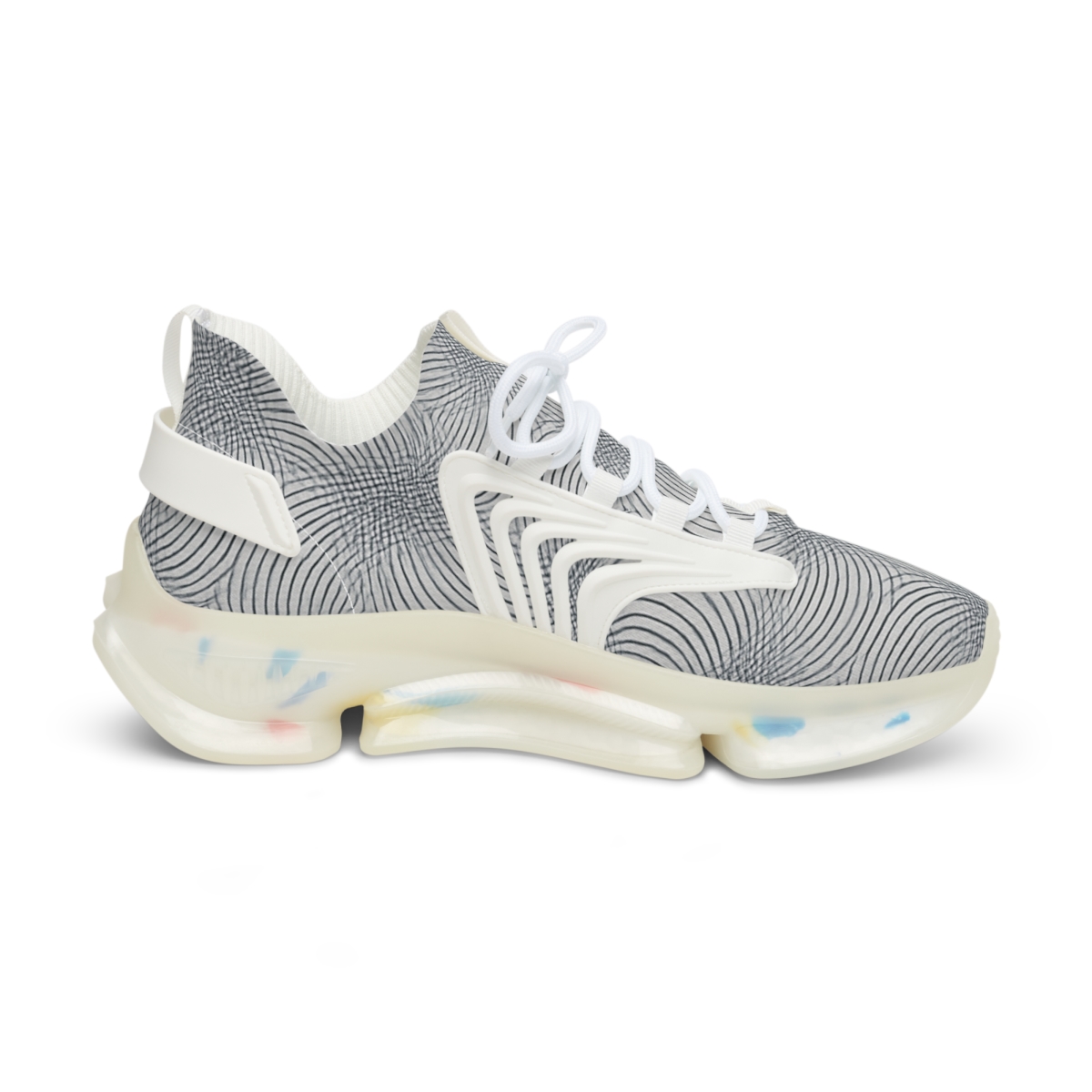 Moire Orbit Weave designer branded sneakers