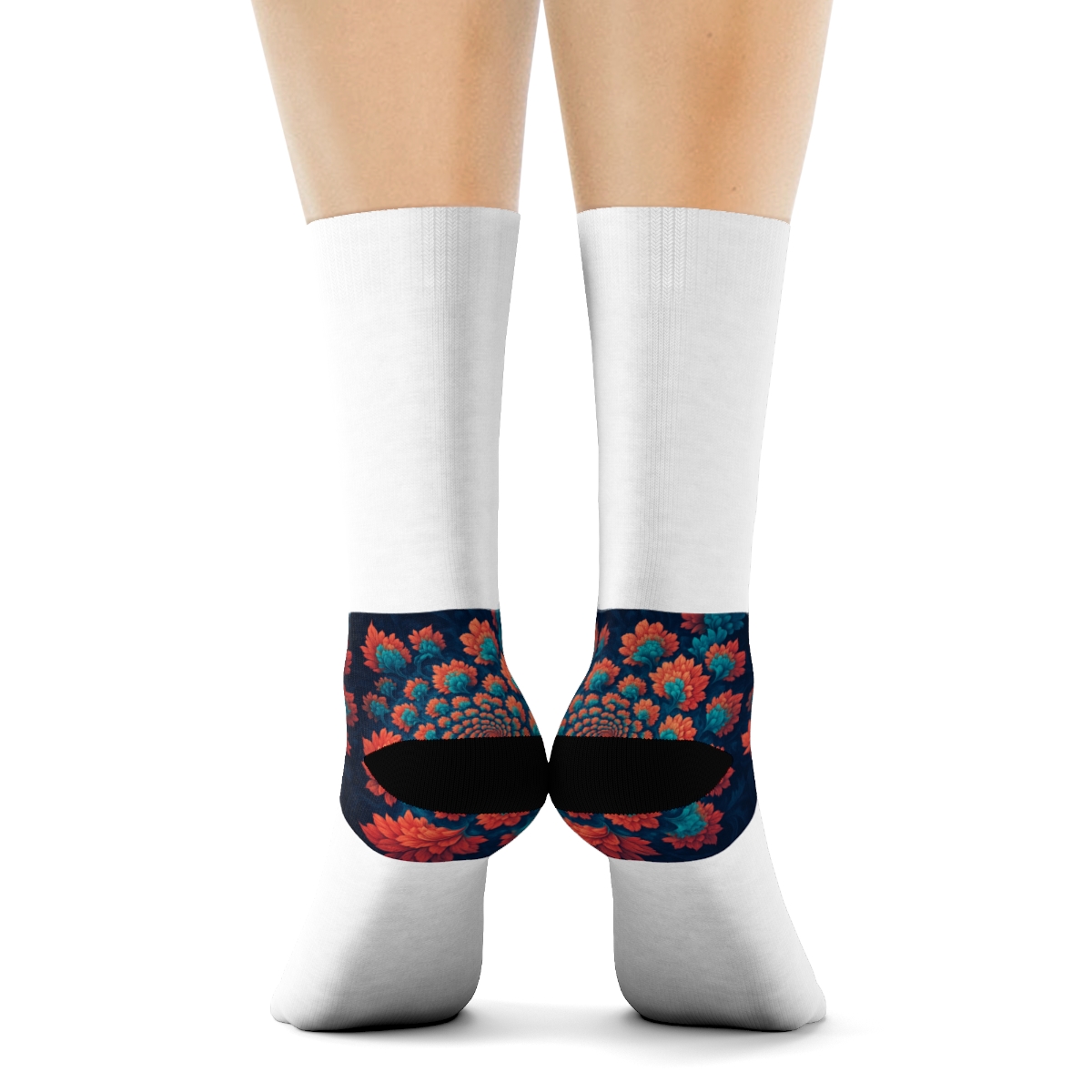 Infinite Bloom Spiral Socks