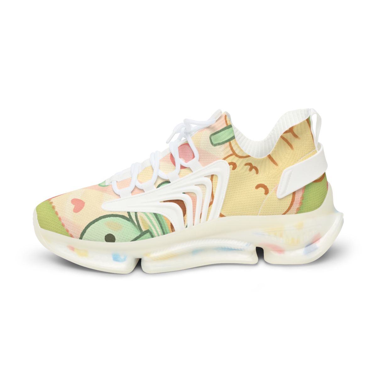 Bubble Tea Bunny Picnic trendy fashion sneakers