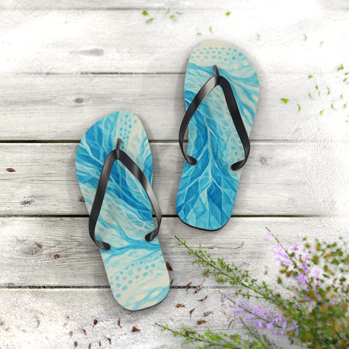 Crystal Tide Essence Flip Flops