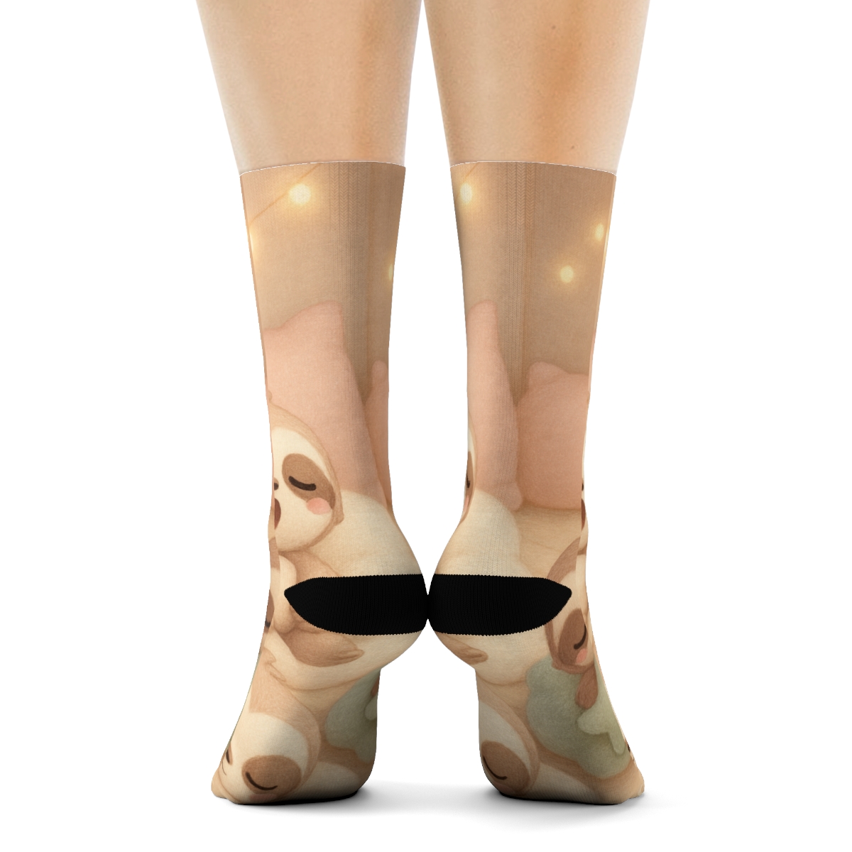 Pillow Puff Sloths custom socks