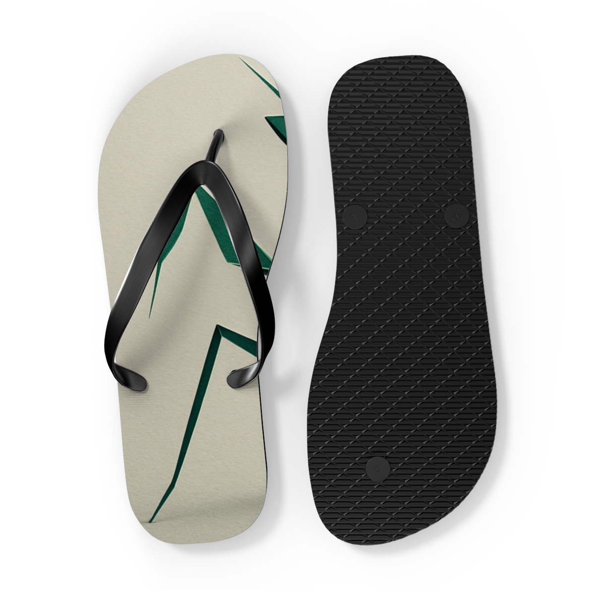 Praying Mantis Origami Stillness stylish summer flip flops