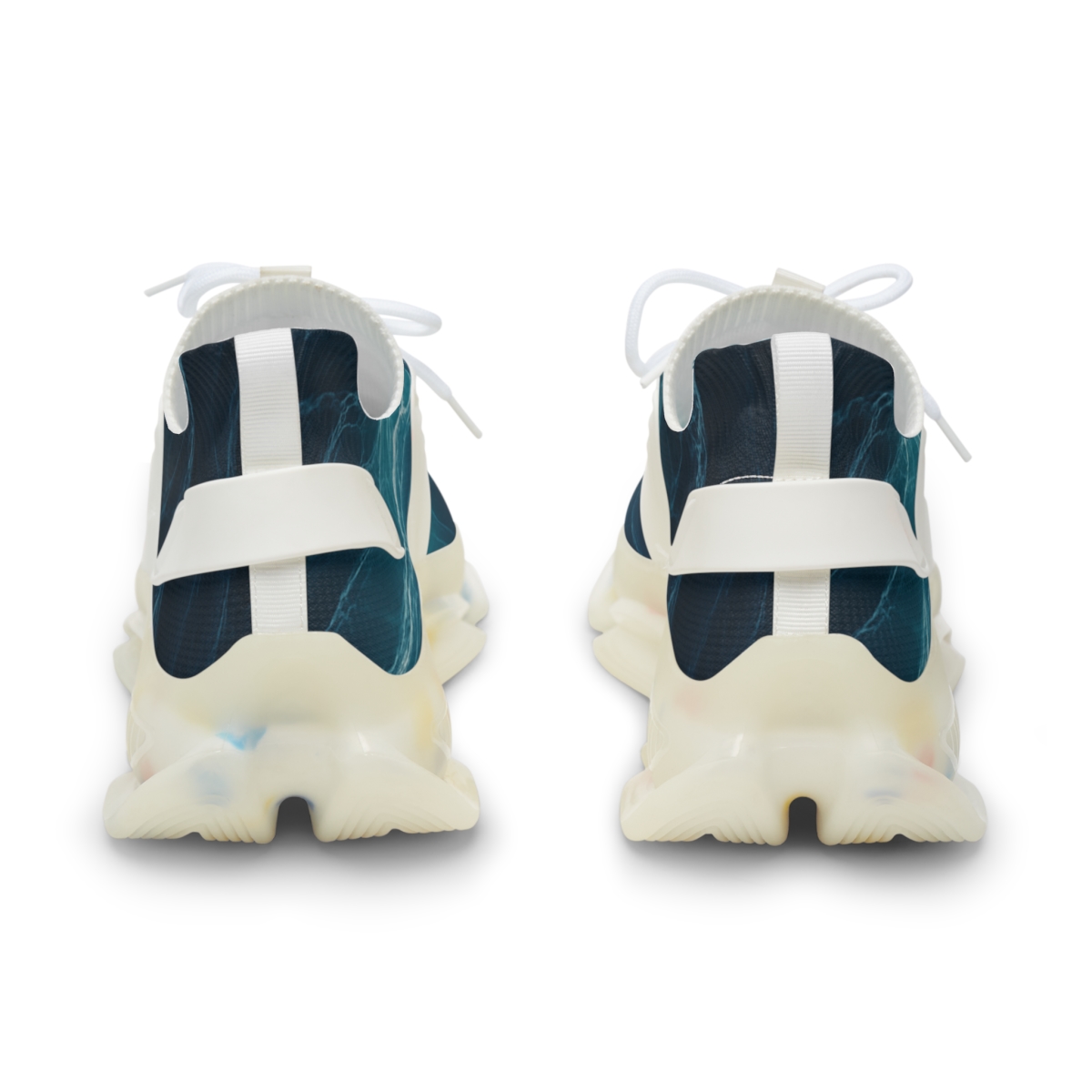 Fractured Tide Glass stylish casual sneakers