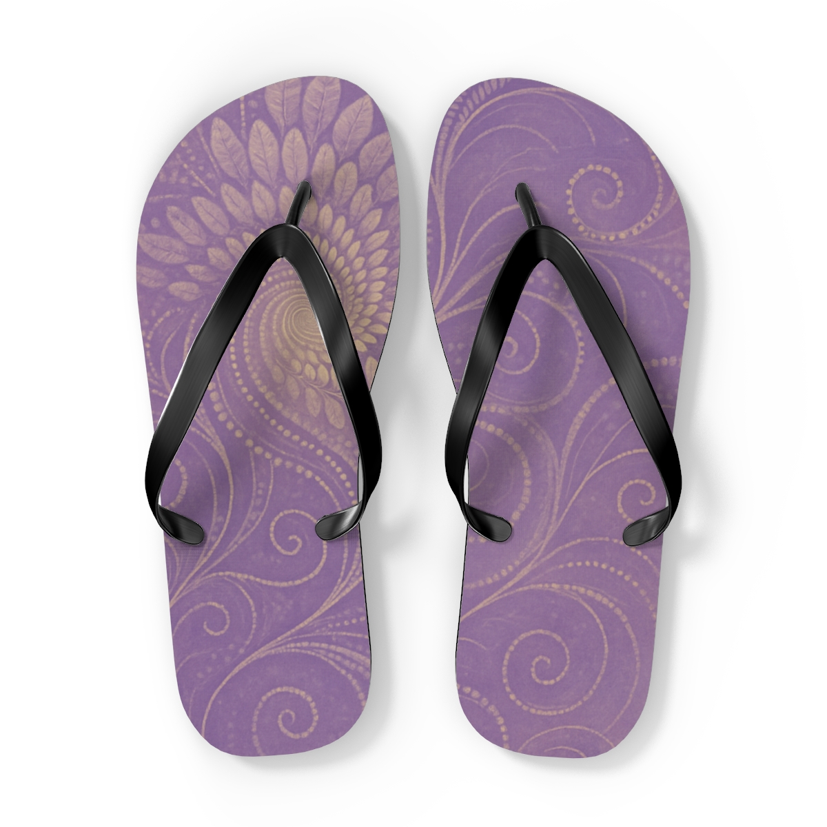 Lavender Ripple Harmony Flip Flops