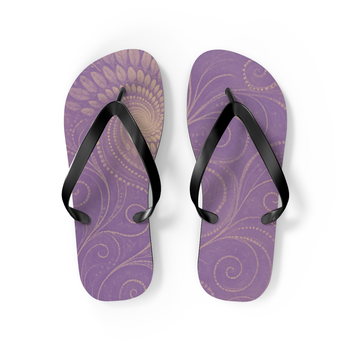 Lavender Ripple Harmony Flip Flops