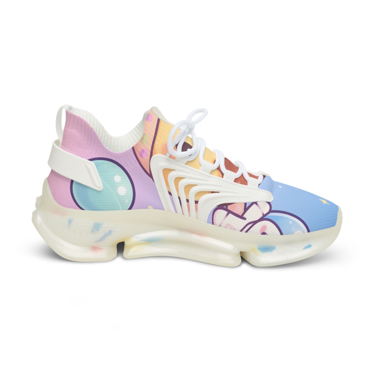 Pudding Planet Pals unique printed sneakers