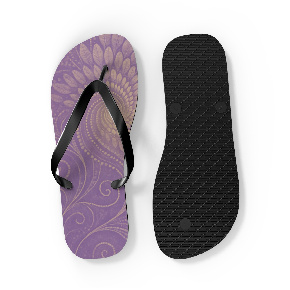 Lavender Ripple Harmony Flip Flops
