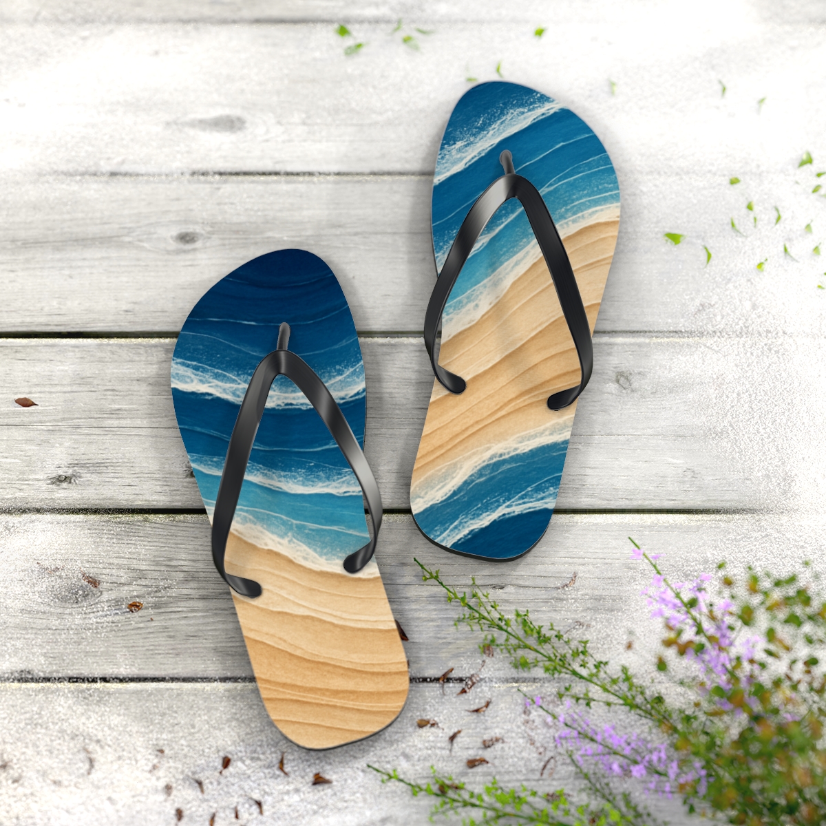 Tidal Wavefront Strata Arc soft sole flip flops