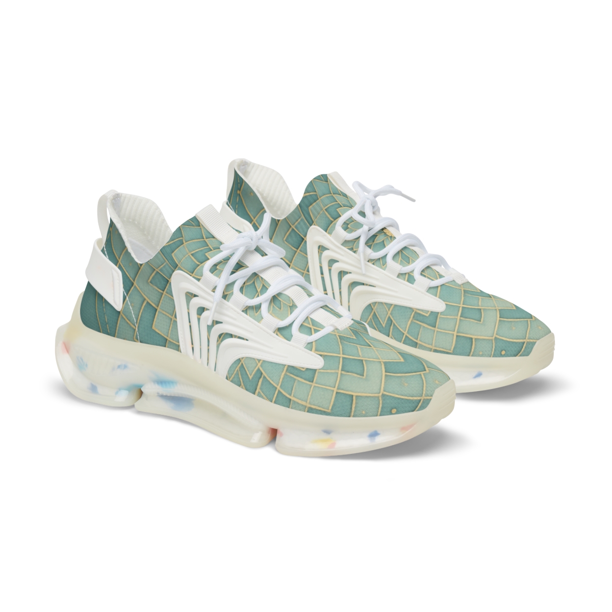 Radial Petal Lattice trendy fashion sneakers