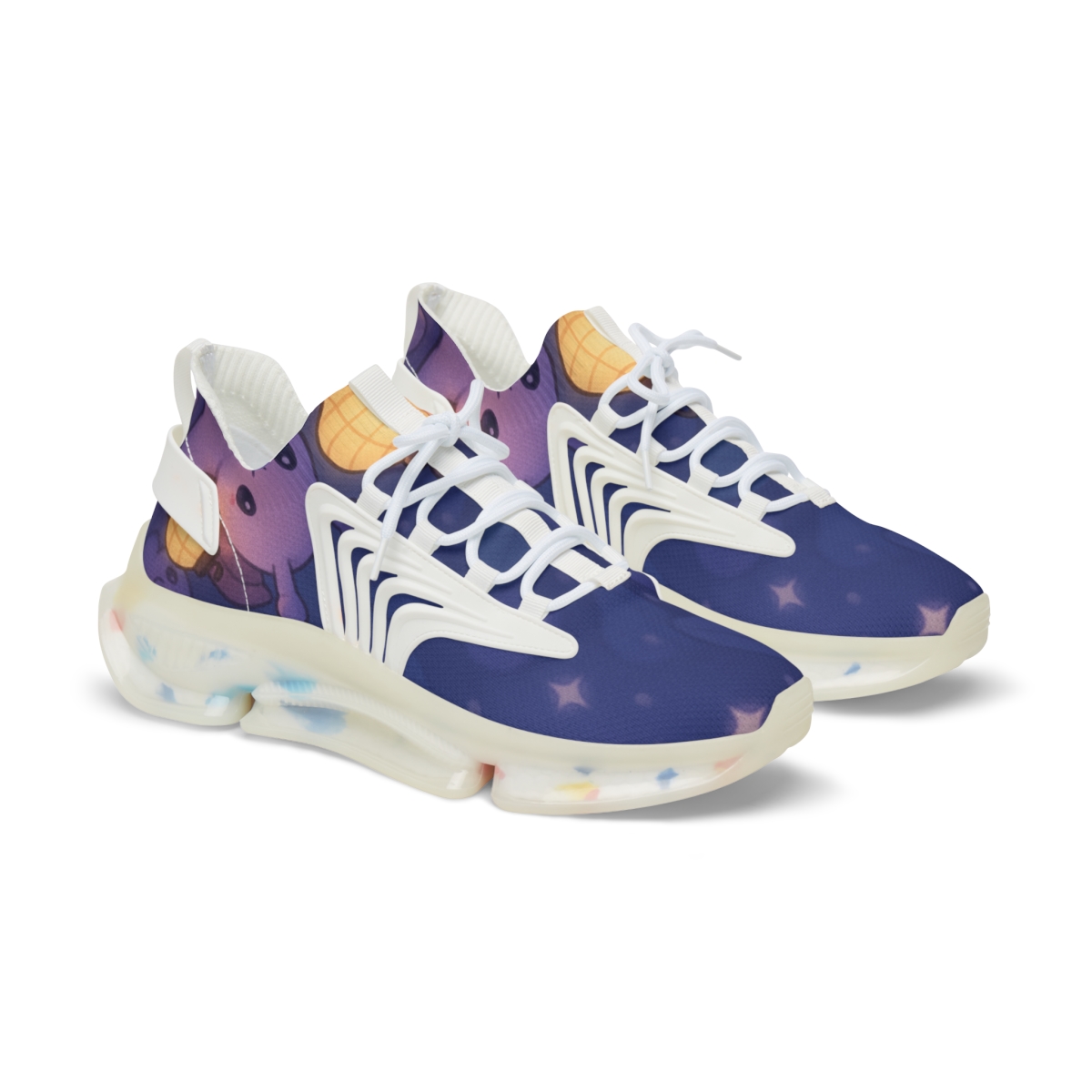 Lavender Lantern Snail Parade premium sport sneakers