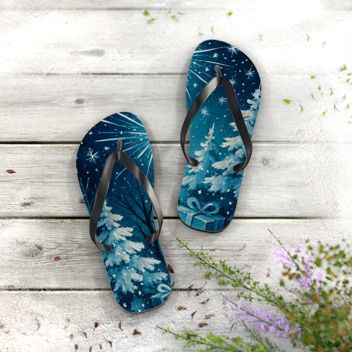 Midnight Spark Serenity Flip Flops