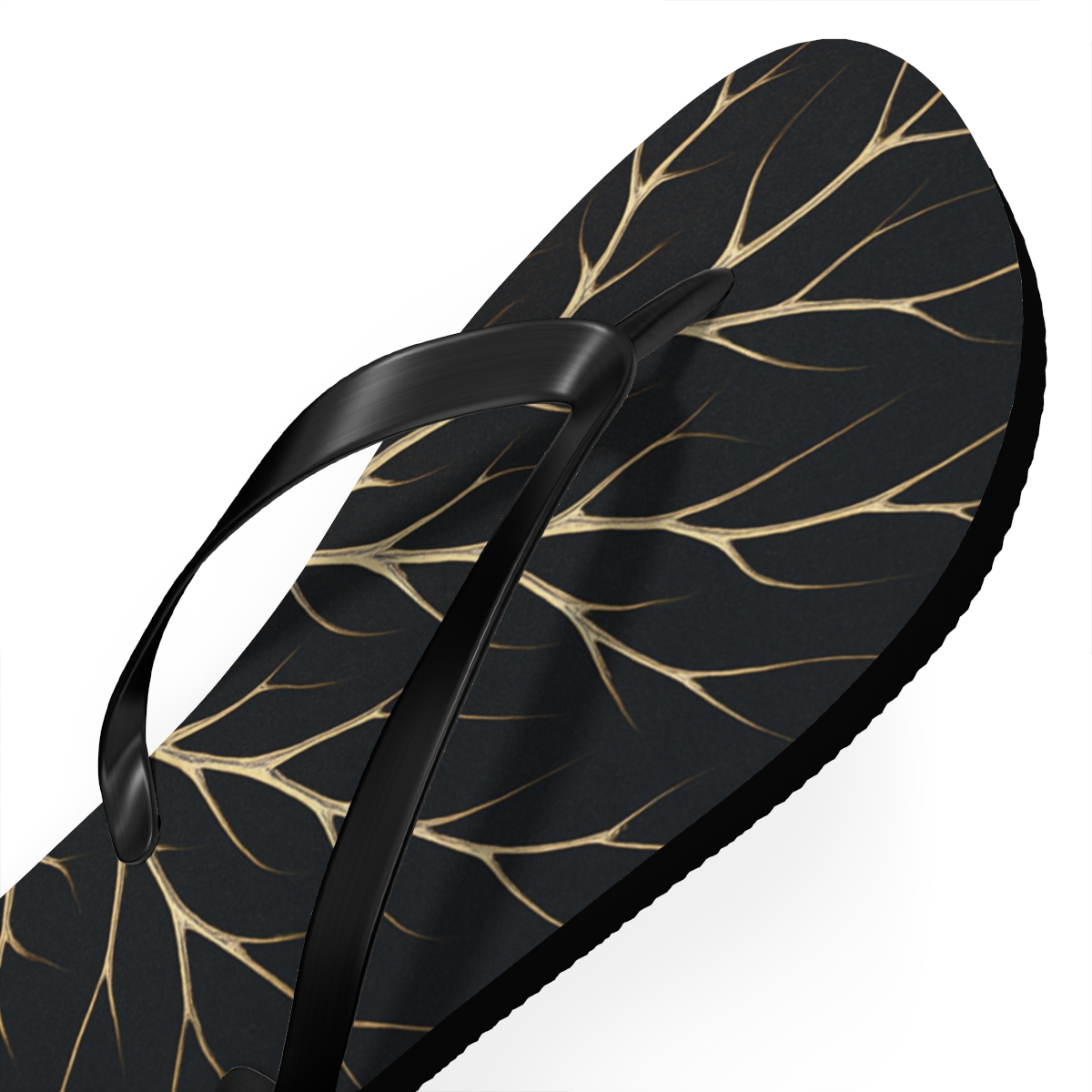 Stag Antler Fractal Crown soft sole flip flops
