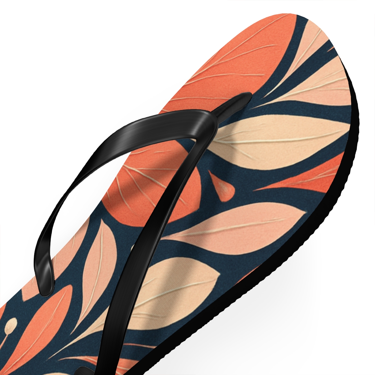 Orchid Pulse Tessellation colorful rubber flip flops