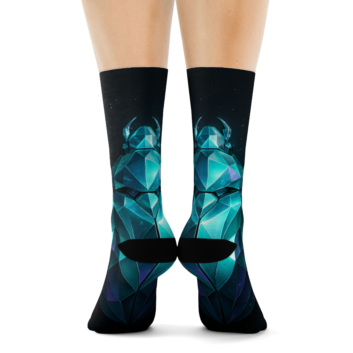 Iridescent Shell Of The Galactic Beetle comfortable cotton socks