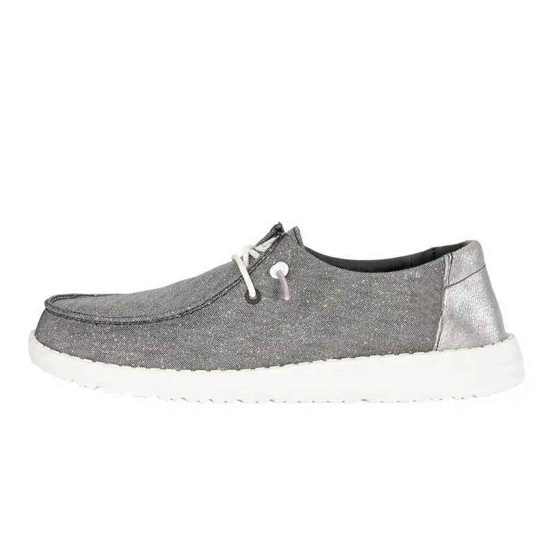 Metallic Sparkle Slip On Lightweight Shoes For Women