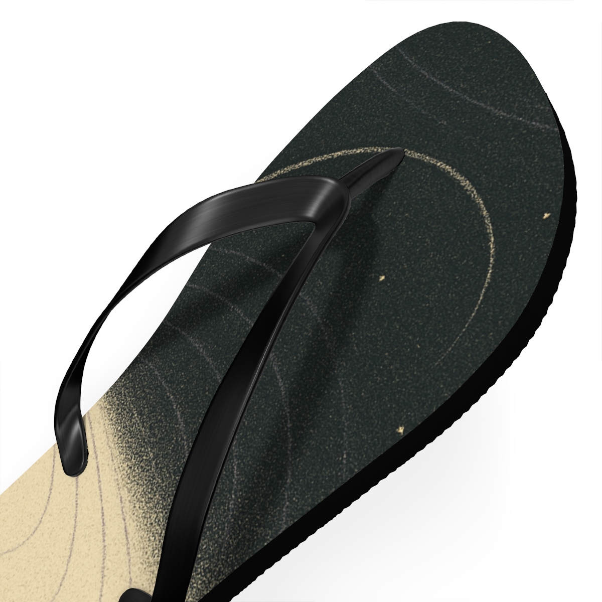 Antenna Reverie Of The Moth personalized beach flip flops
