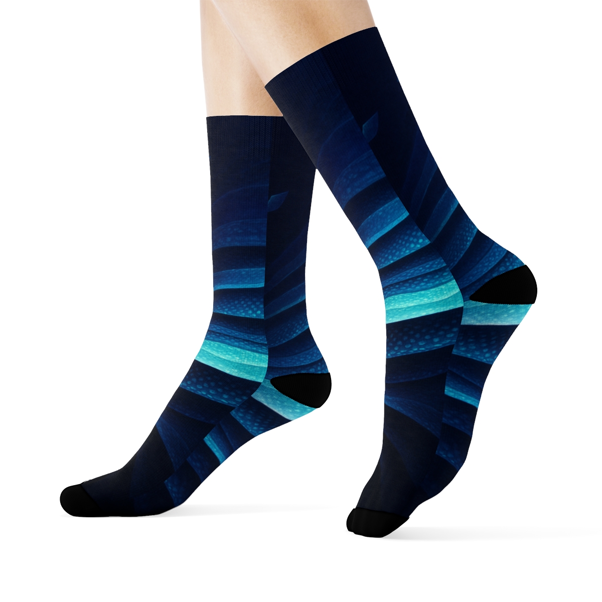 Cuttlefish Pulse Mosaic stylish patterned socks