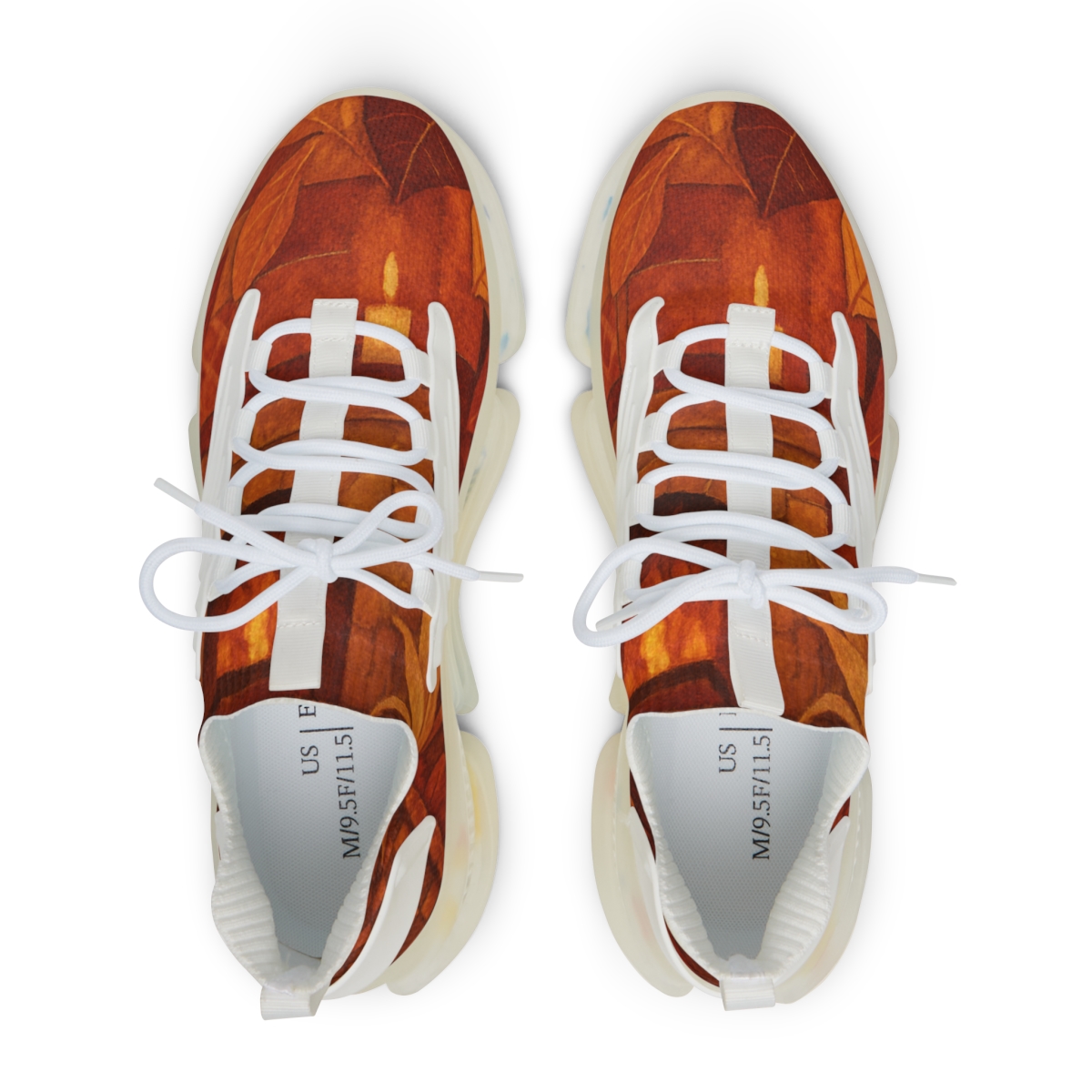 Autumn Hearth Collage comfortable running sneakers