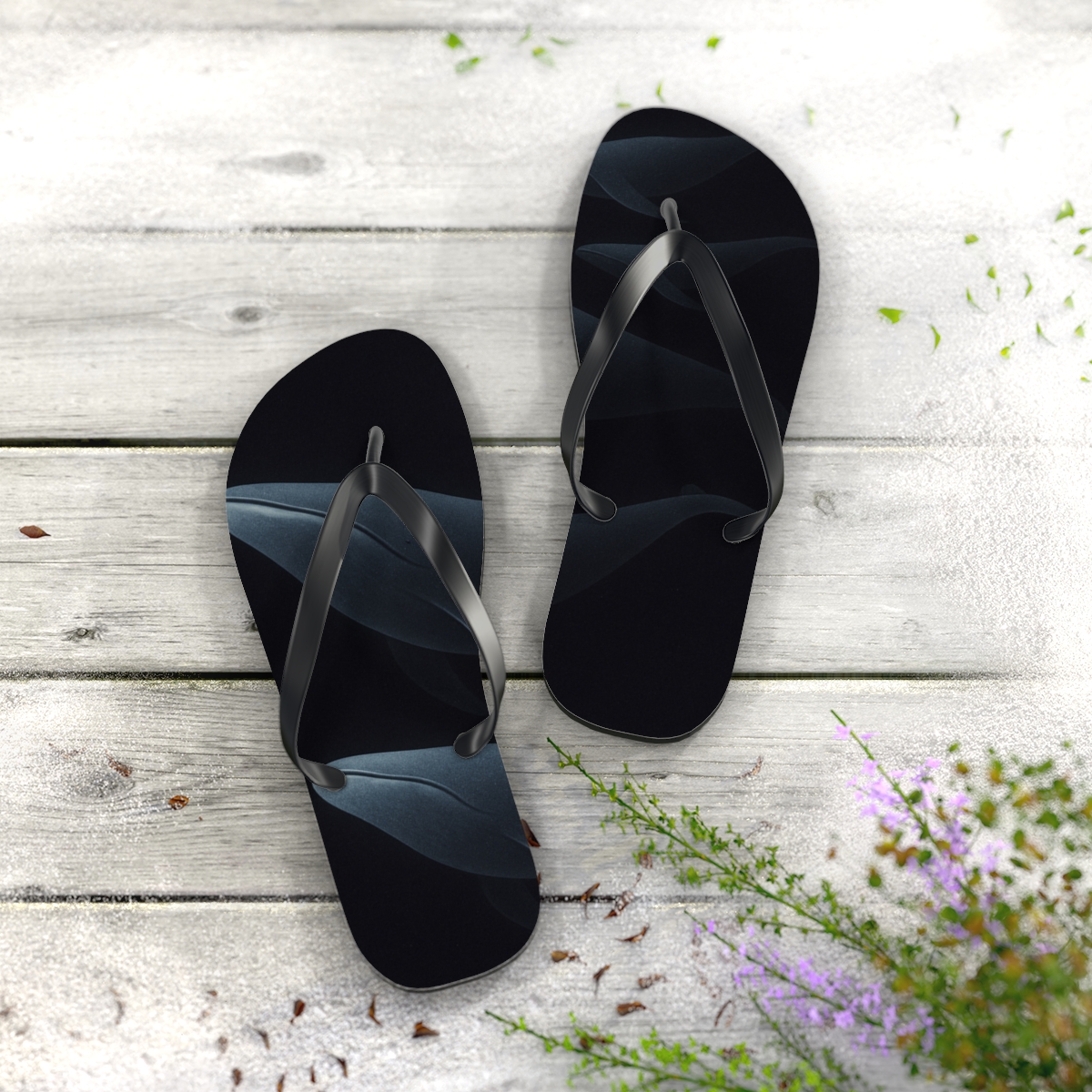 Silent Constellation Of The Sky Whales comfortable casual flip flops