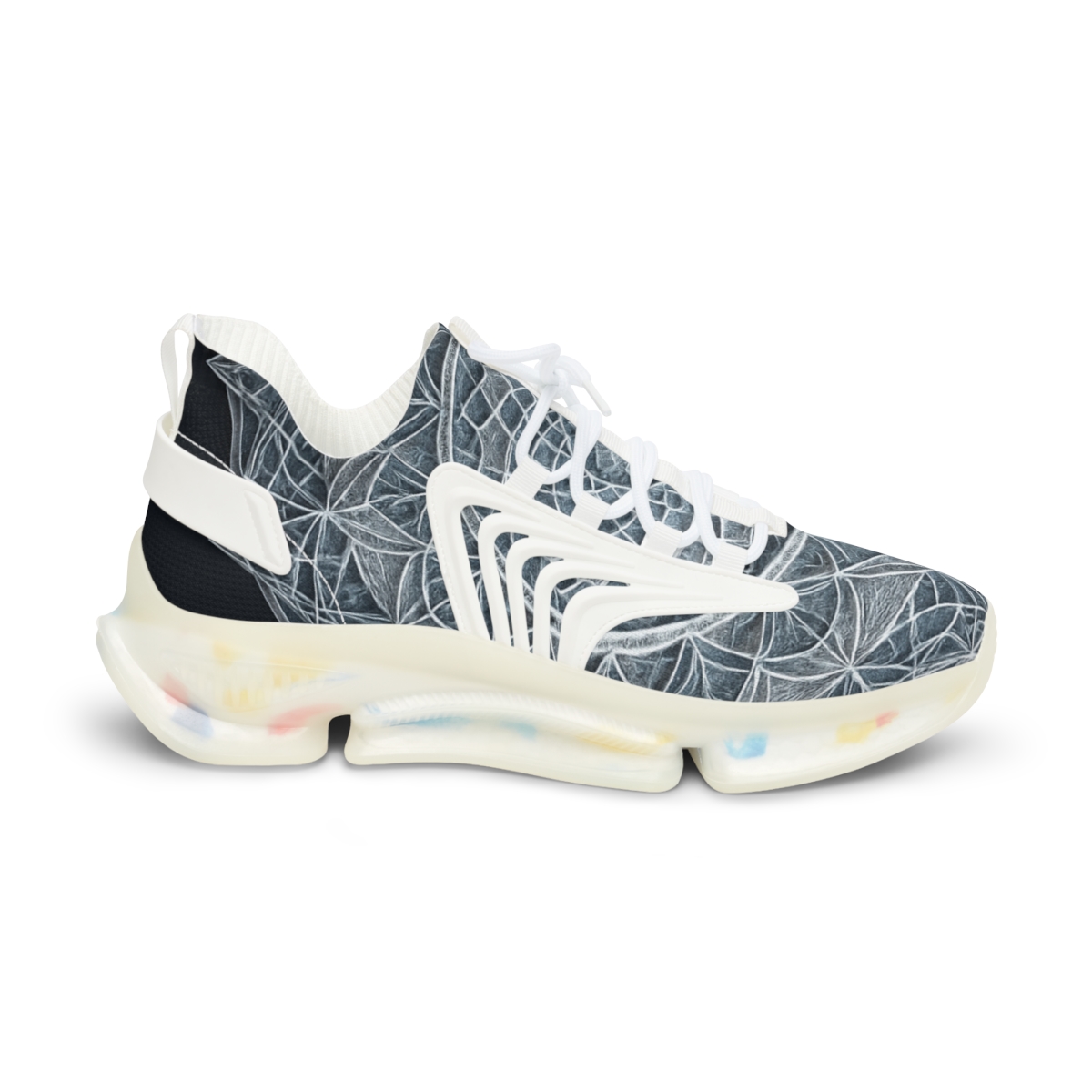 Quartz Lattice Halo Mandala comfortable running sneakers